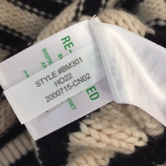 JCrew Cable-Knit Mock-neck Pullover in Stripe With Jewel Buttons- - Picture 9 of 9